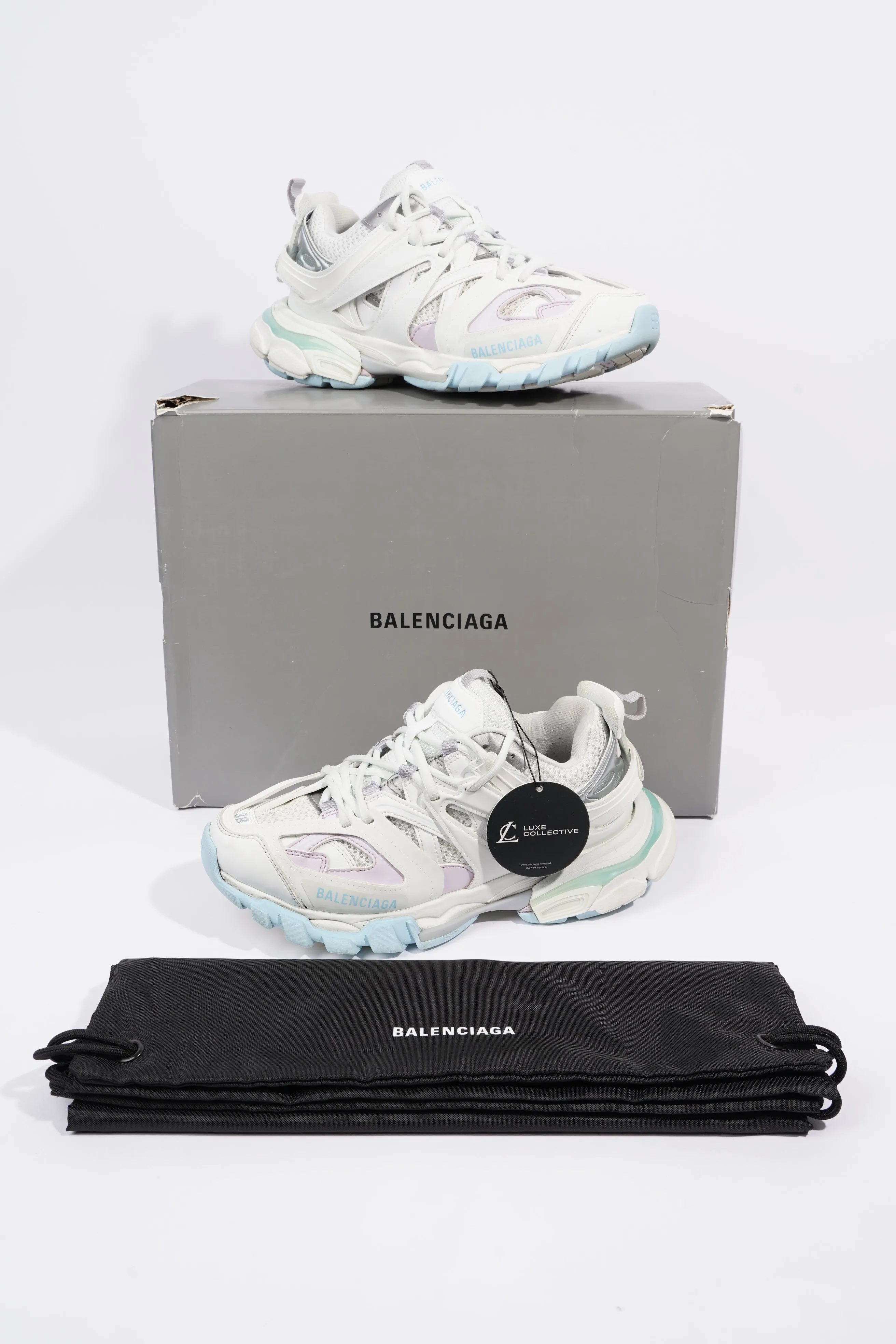 Balenciaga Womens Track Pastel EU 38 / UK 5