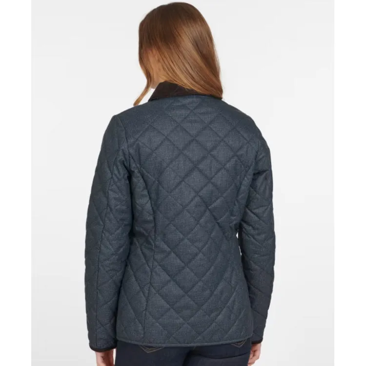 Barbour Ladies Snowhill Quilt Jacket - Navy-Natural