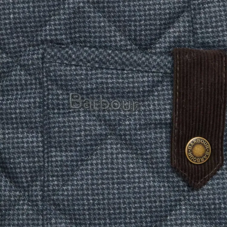 Barbour Ladies Snowhill Quilt Jacket - Navy-Natural
