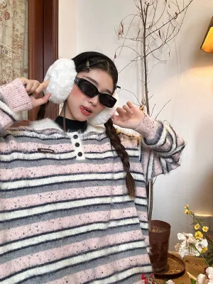 c2 Cozy Cabin Stripe Sweater