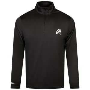 Evergreen Performance Quarter Zip Mid Layer Black - W24