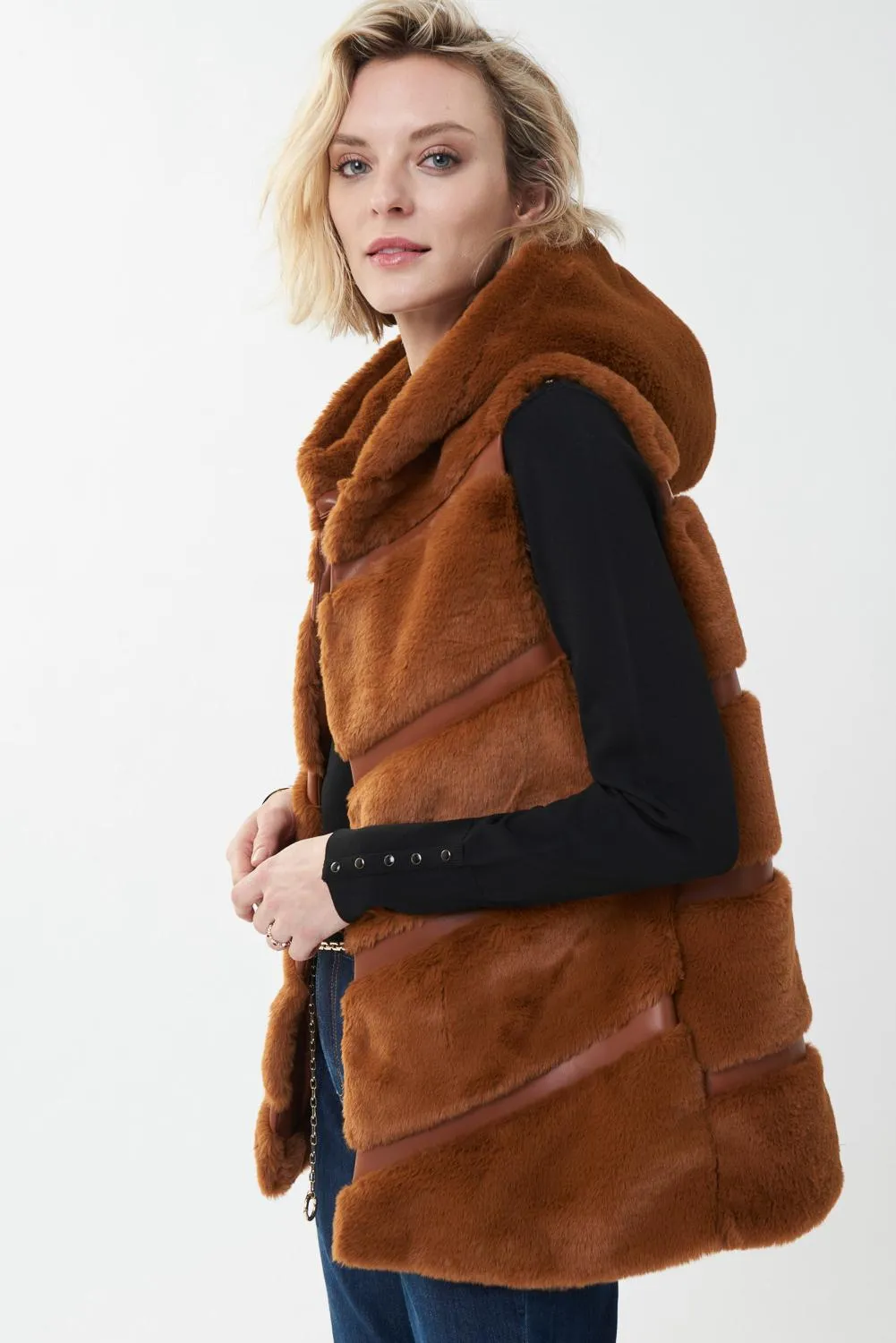 Faux Fur Vest Style 223910