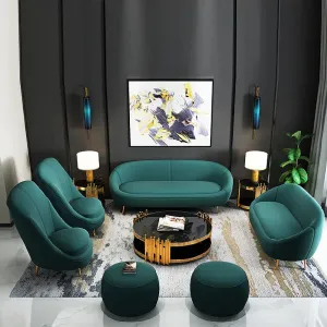 Fully Upholstered Indoor Furniture - Sofa Set - Waverly