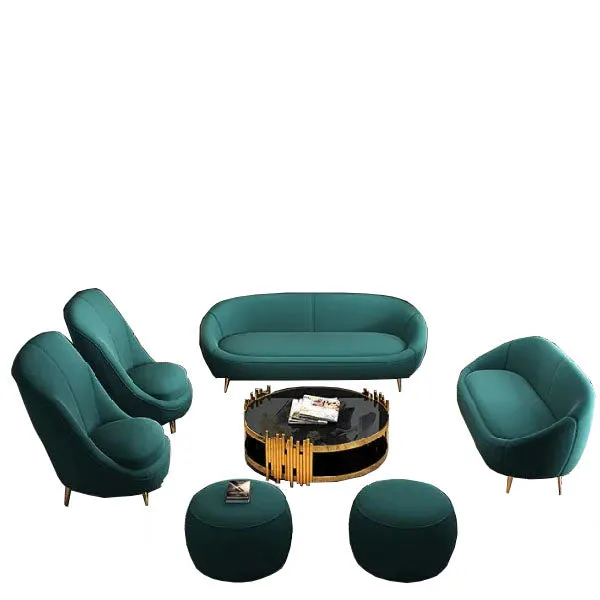 Fully Upholstered Indoor Furniture - Sofa Set - Waverly