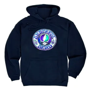 Grateful Dead Batik Dye Steal Your Face Hoodie