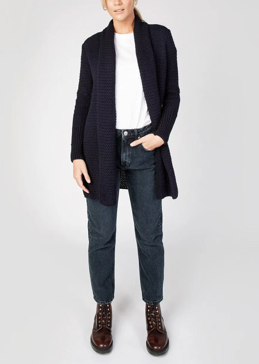 IrelandsEye Women's Kilcoole Coatigan | Navy