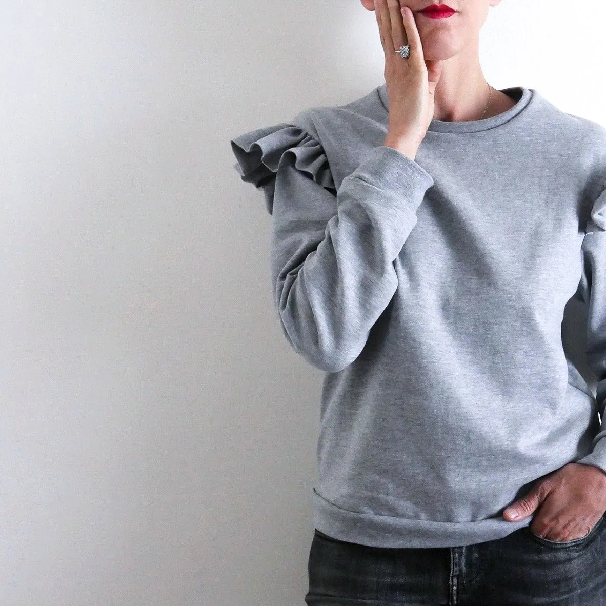 JASMIN Mum sweatshirt/dress - Woman 34-46 - Paper Sewing Pattern