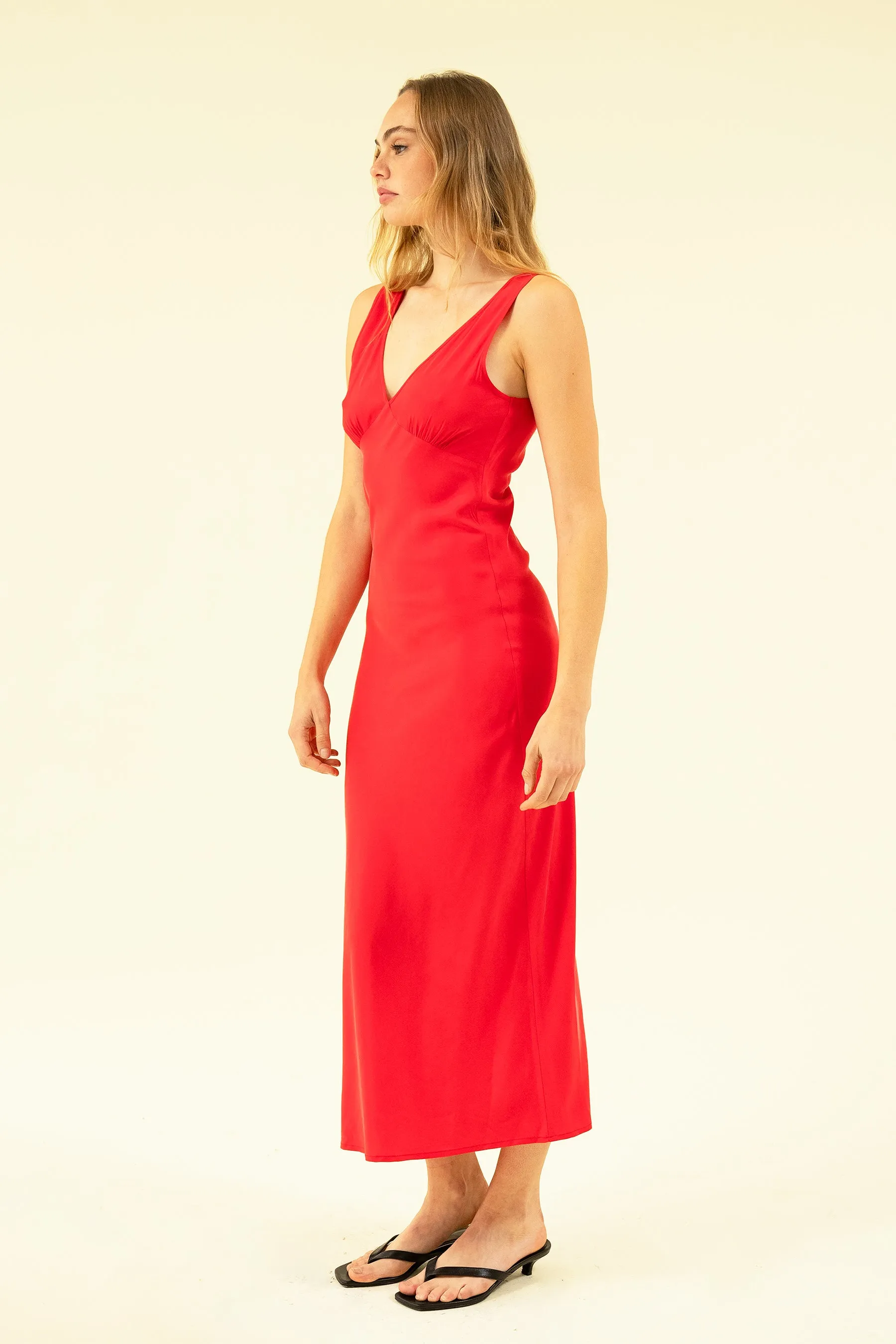 MATHILDA DRESS - ROUGE