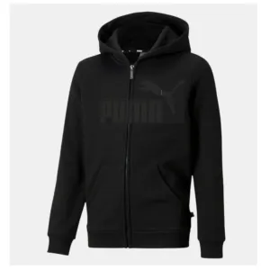PUMA ESS No.1 MENS ZIP UP HOODIE BLACK