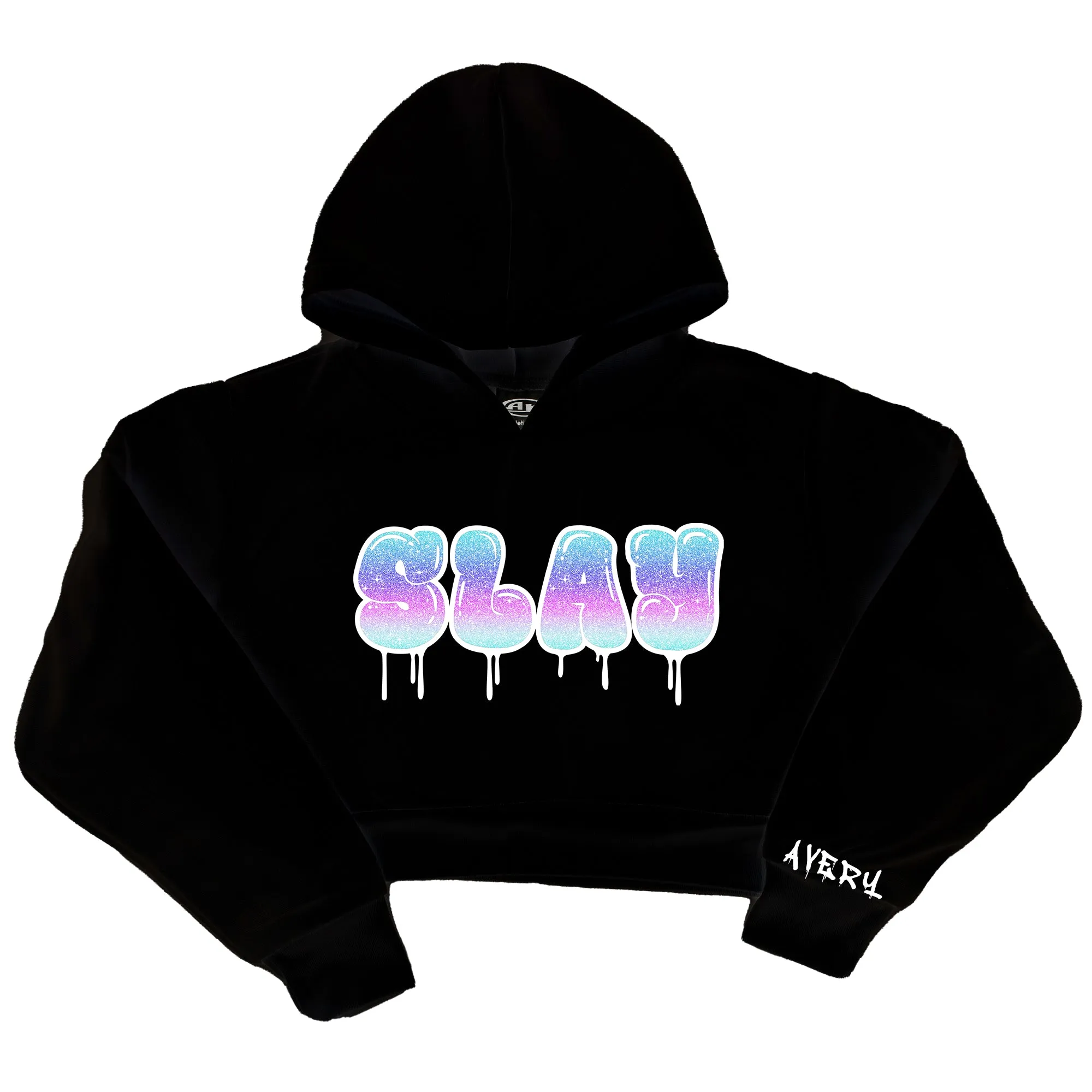 SLAY - Personalized Cropped Hoodie