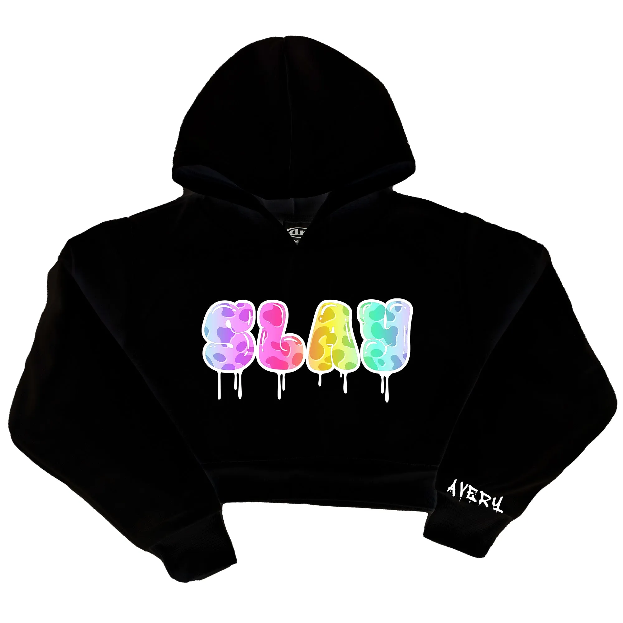 SLAY - Personalized Cropped Hoodie