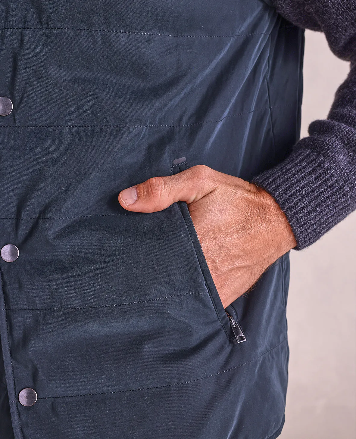 The Belsetta - Suede Jacket w/Knit Sleeves - Onyx