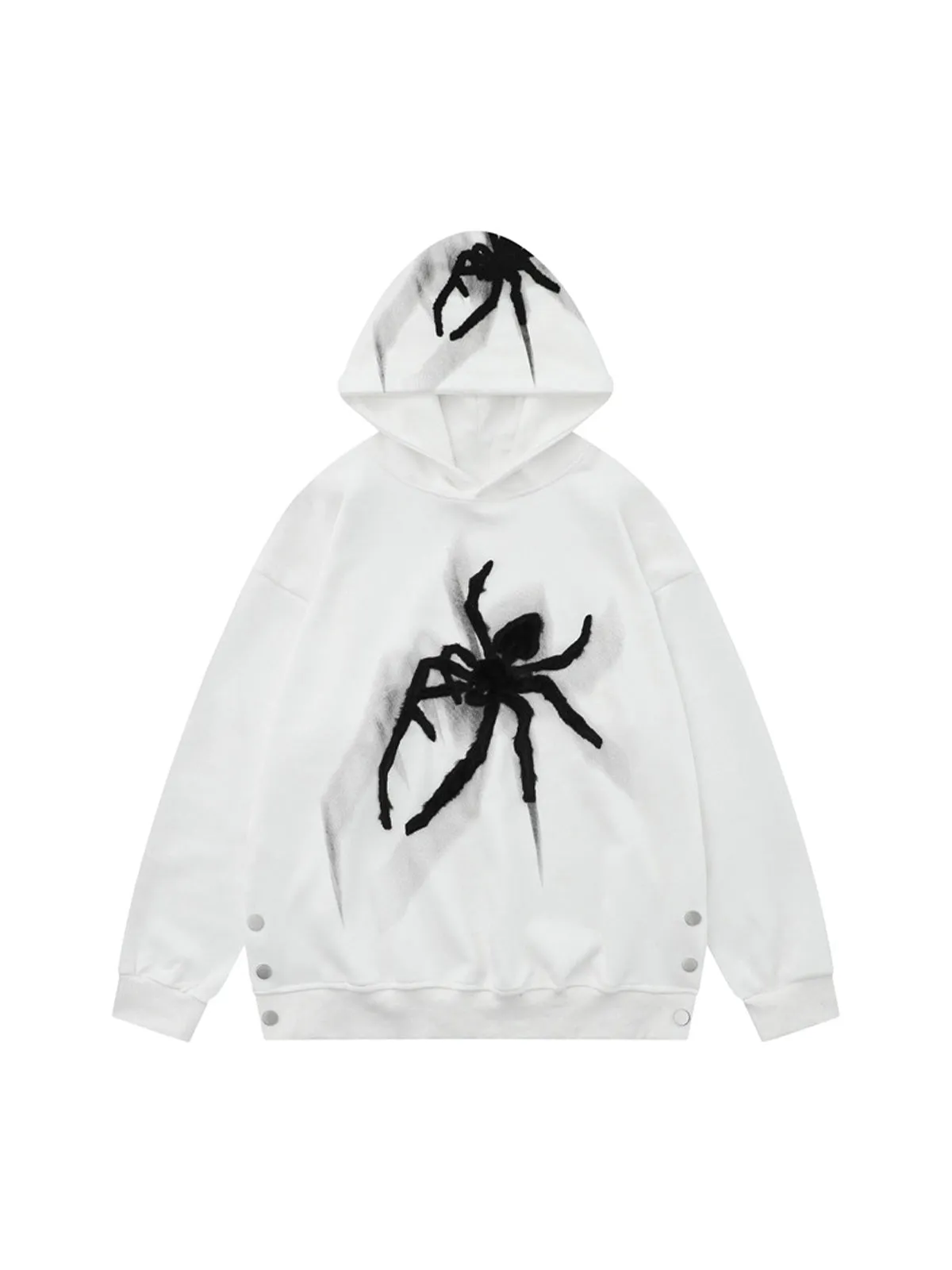 Thesupermade Flocked Spider Hoodie