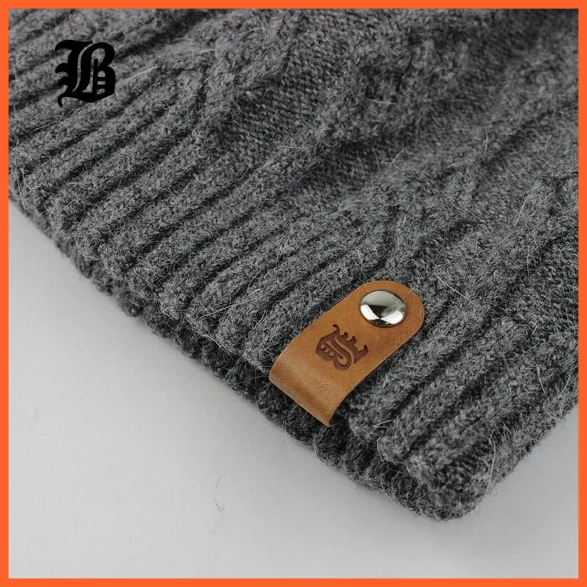 Winter Knitted Wool Hat For Women | Warm Casual Beanie Caps Winter Brand  Fashion Ladies Hats