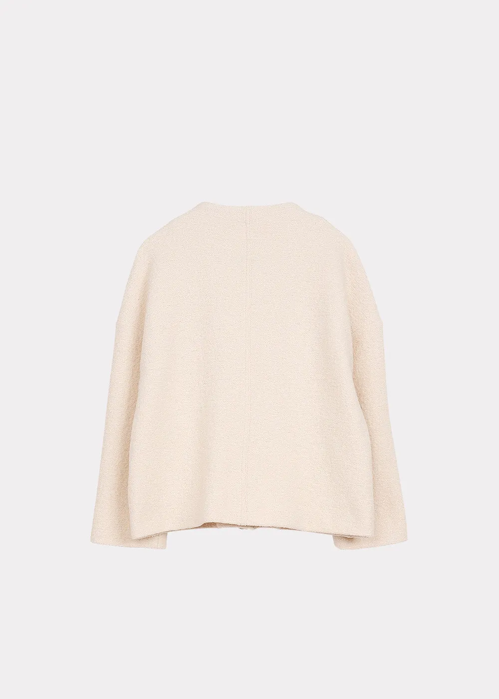 Wool Blazer White Sand