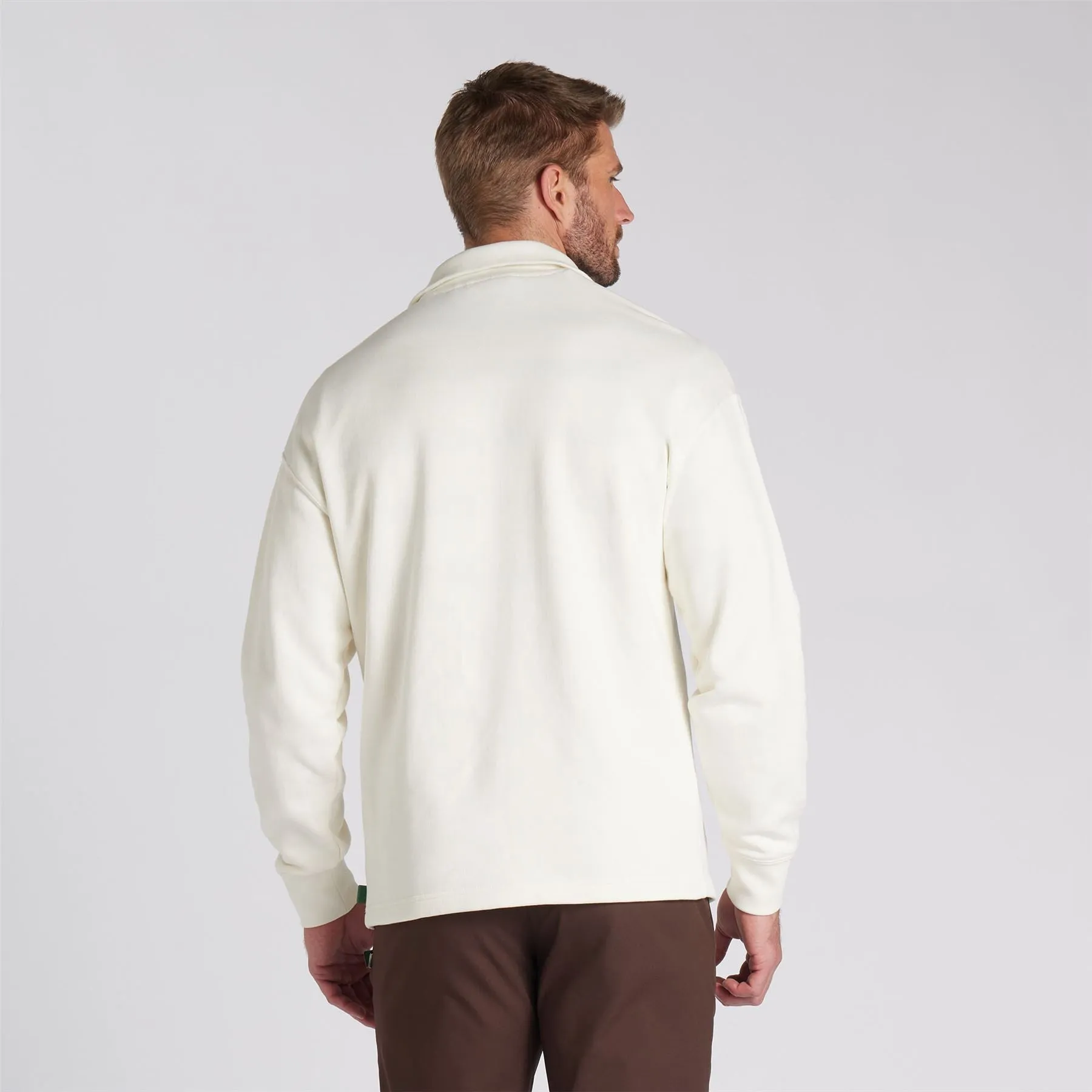 X QGC Half Zip Mid Layer Warm White - SS24